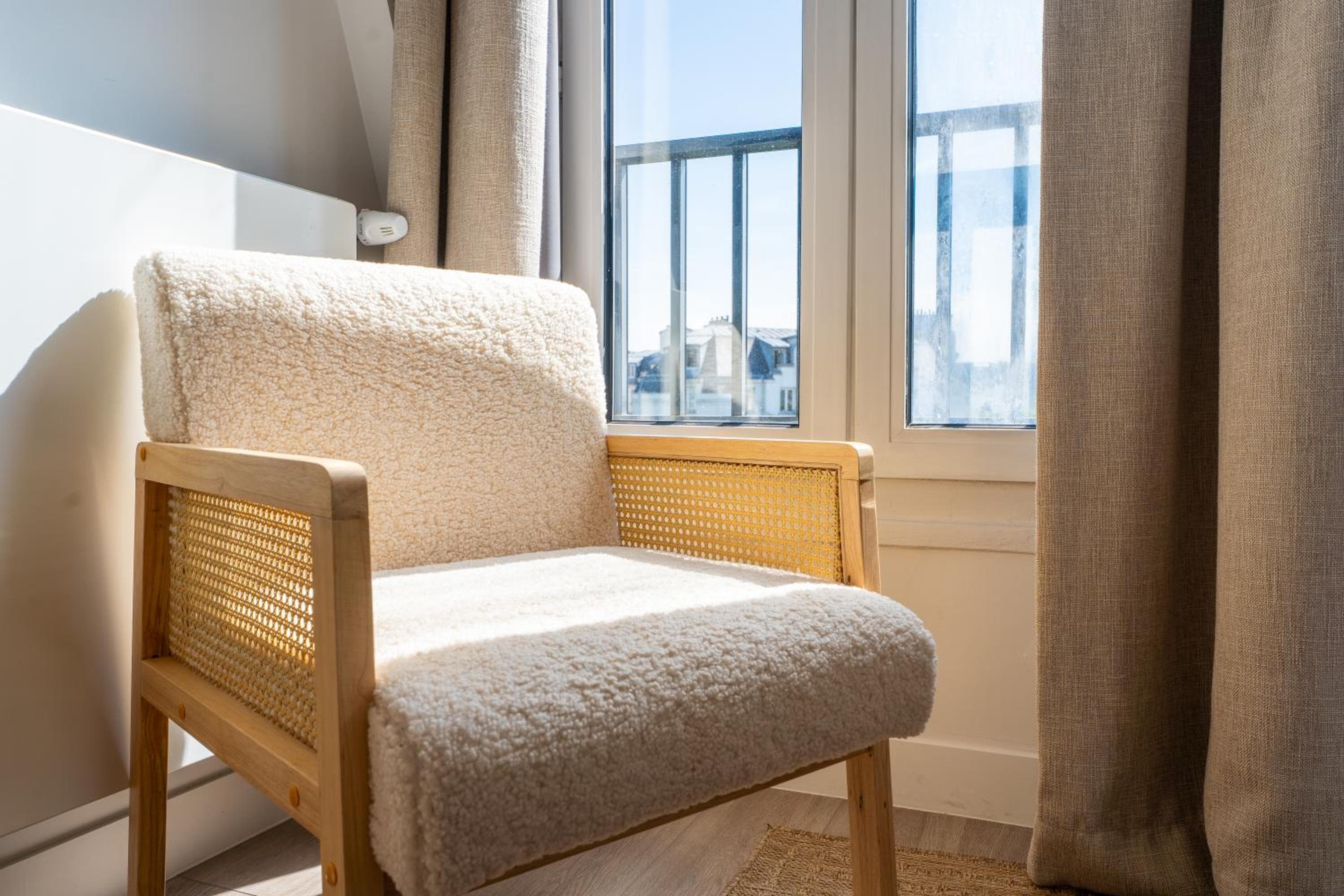 Ambiance chaleureuse de chambre