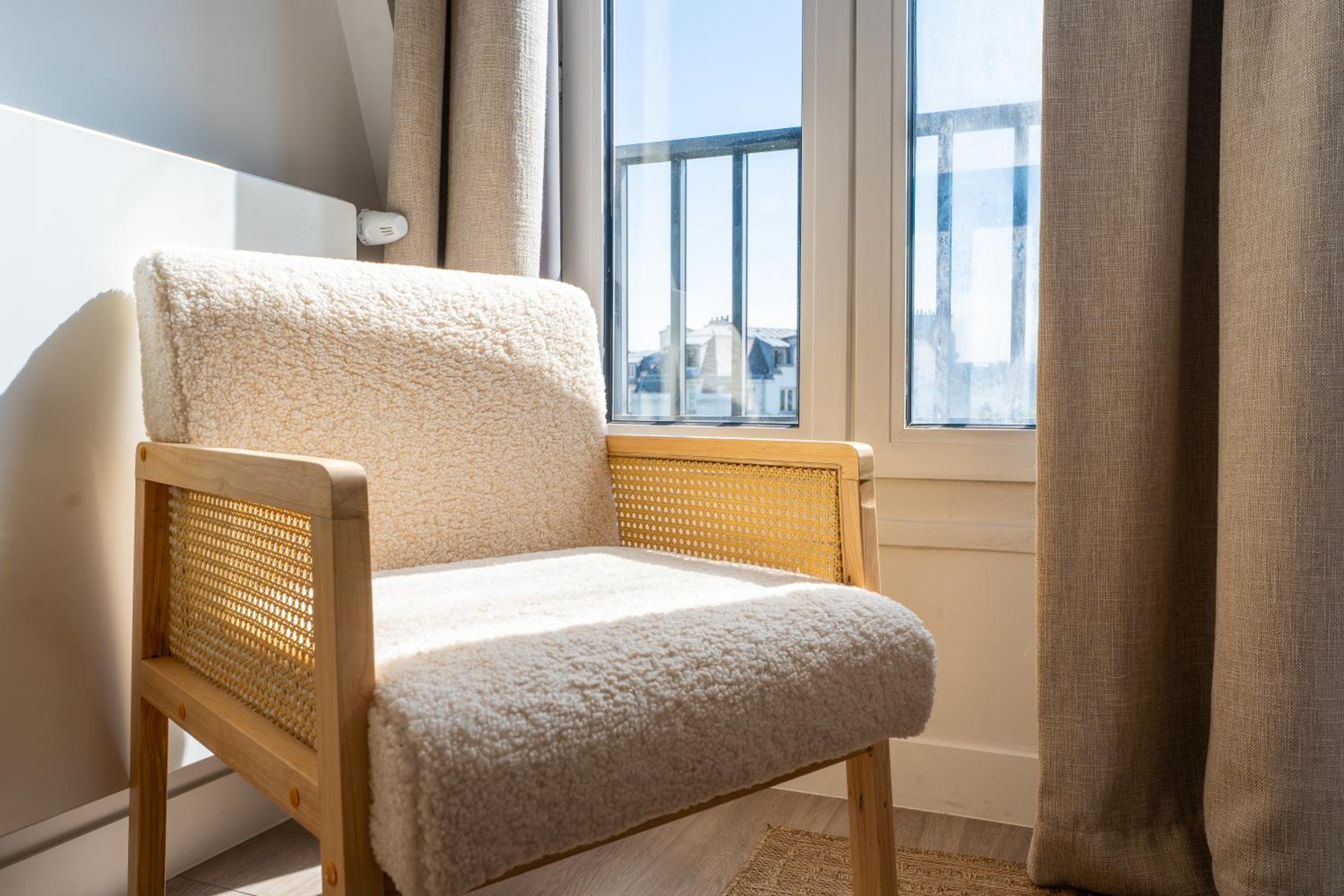 Ambiance chaleureuse de chambre